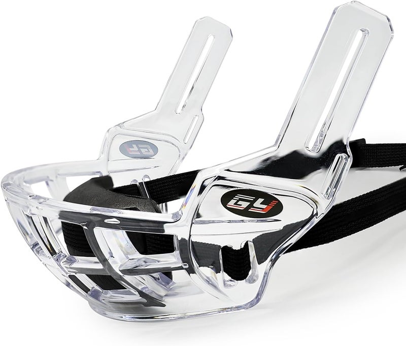 GY Hockey Helmet Face Shield Cage Adult Ice Hockey Half Shield Cage Lower-Face Protection for Chin/Lips/Teeth Without Hindering Breathability - Image 1